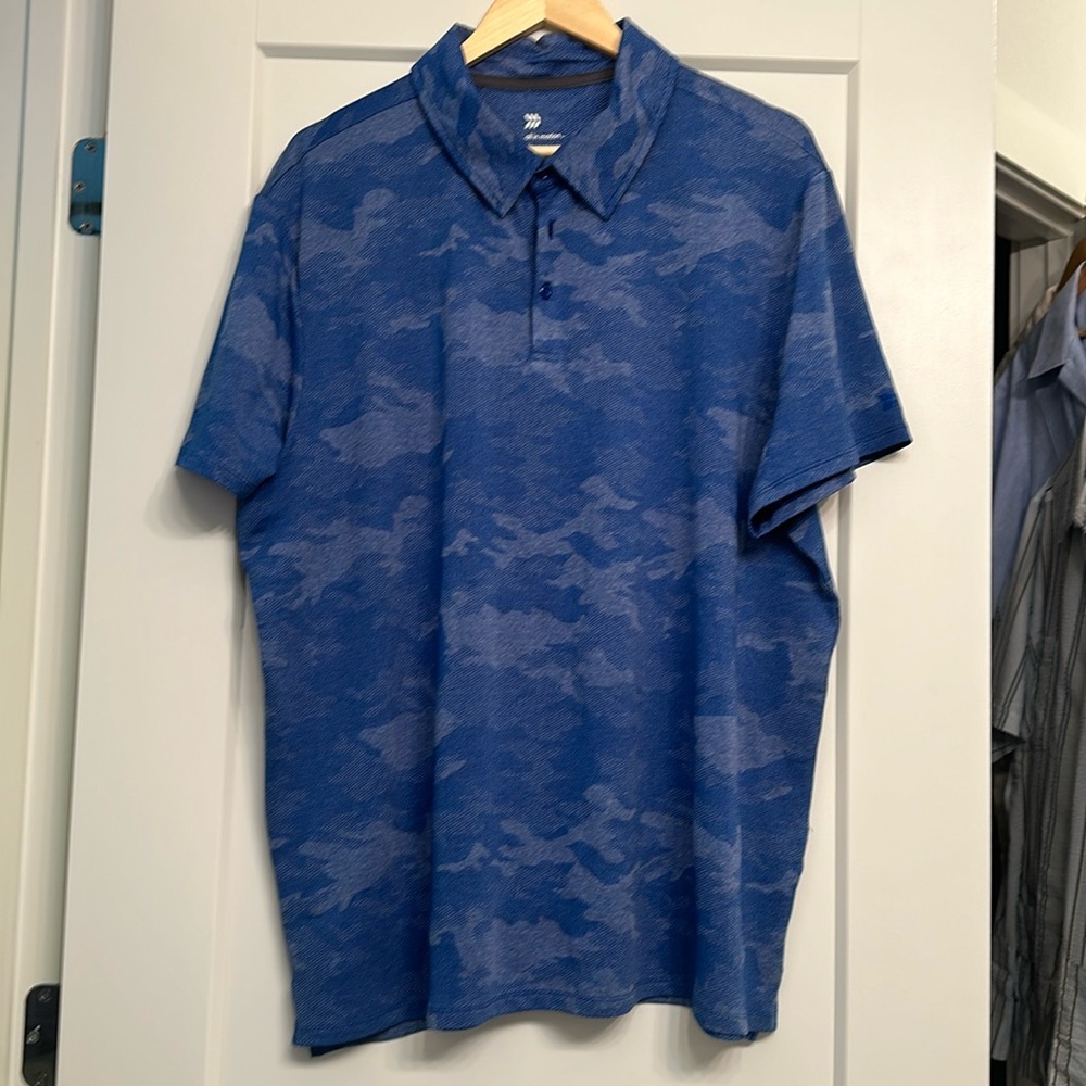 Target All in Motion Men’s Blue Camo print Polo